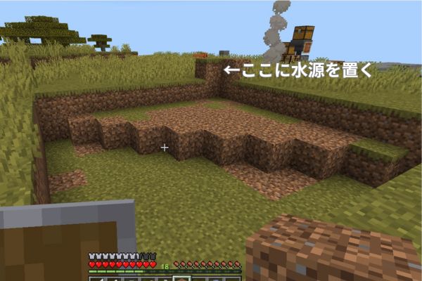 アイアンゴーレムのスポーン場所の作成