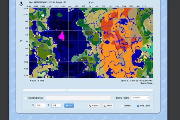 マイクラでの砂漠の探し方