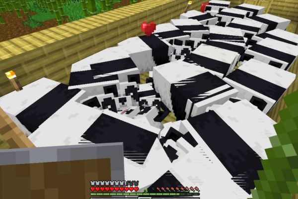 マイクラのパンダの繁殖